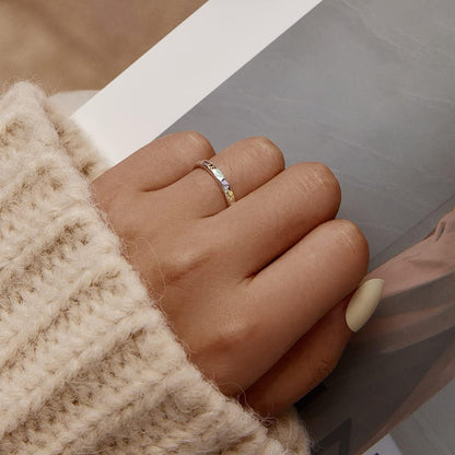 Bague en Argent Sterling avec Design de Patte