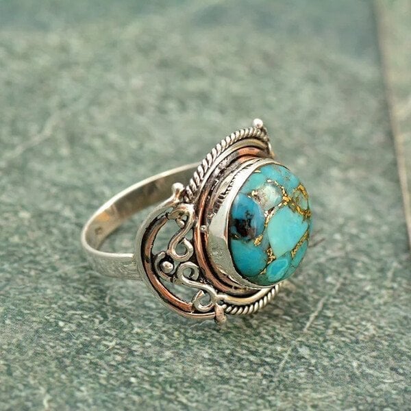 Bague Boho Turquoise