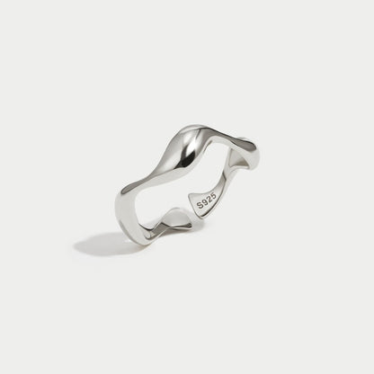 Vagues - Bague Minimaliste