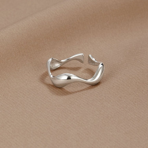 Vagues - Bague Minimaliste