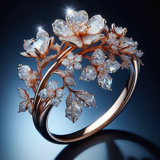 Bague Bright Crystal Blossom