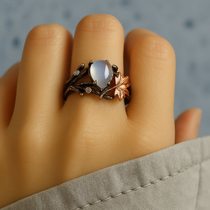 Bague en Pierre de Lune Nature